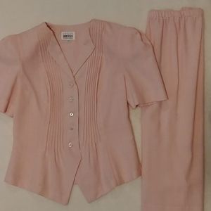 Women's Petite Vintage Pink Suit